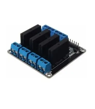 Modulo Rele Relevo 4 Canal 5v Estado Solido 250v - - Merkatronix