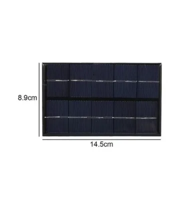 Panel Solar Con Usb 5v 3.5w Cargador Solar - Merkatronix