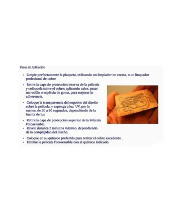 Papel Fotosensible Para Pcb 30cm X 40cm + Revelador - Merkatronix