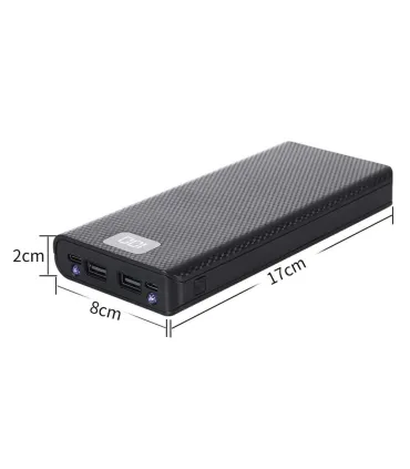 Power Bank Box Batería 18650 X8 - Holder Batería. - Merkatronix