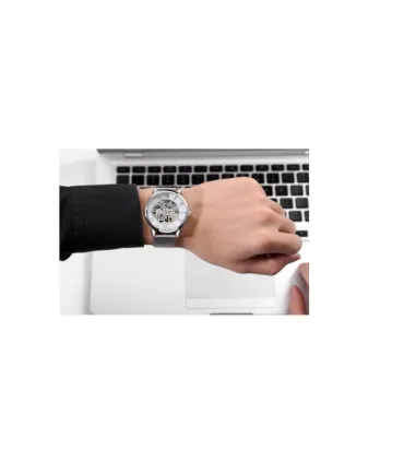 Reloj Corazón Abierto Hombre - Reloj De Cuerda - - Merkatronix