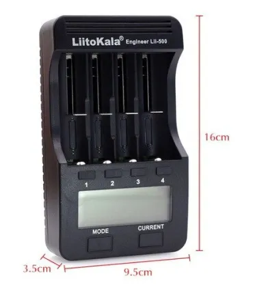 Cargador Liitokala Lii-500 De Baterías Inteligente - Merkatronix