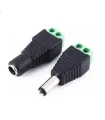 Conectores Jack Macho Hembra Plug 2.1mm X 5.5mm Cctv Camaras