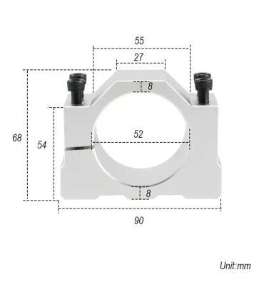 Spindle Cnc 500w Er11 + Fuente + Soporte - Merkatronix