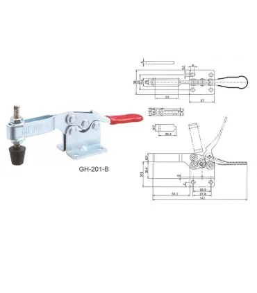 Sujetador Cama Fresado Cnc - Clip Toggle Clamp 90 - Merkatronix