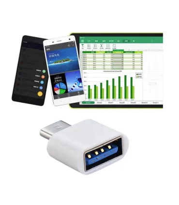Adaptador Conector Otg Usb A Tipo C - Merkatronix