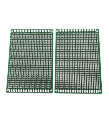 Baquelita Tarjeta Pcb Universal 7x9 Cms Doble Cara - Merkatronix