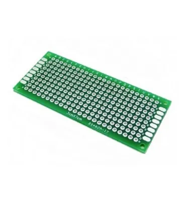 Baquelita Tarjeta Pcb Universal 3x7 Cms Doble Cara - Merkatronix
