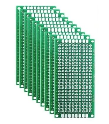 Baquelita Tarjeta Pcb Universal 3x7 Cms Doble Cara - Merkatronix