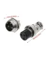 Conector Aviación  Socket Plug Gx16 3 Pines - Merkatronix