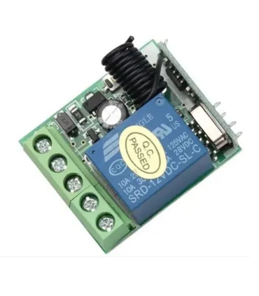 Modulo Receptor Rf 433mhz 1 Canal Universal 12v - Merkatronix