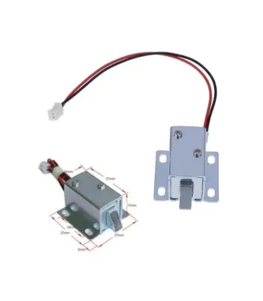 Cerradura Electromagnetica - Solenoide 12v - - Merkatronix