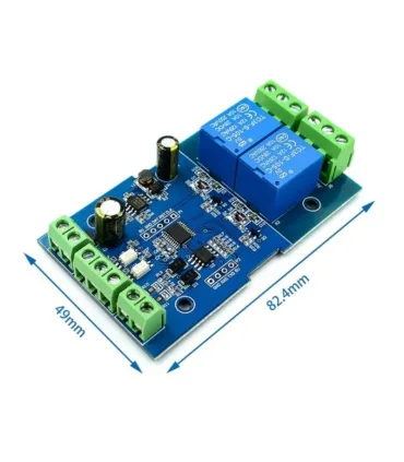 Modulo Modbus-rtu Rs485/ttl 12-24v 2 Canales - Merkatronix