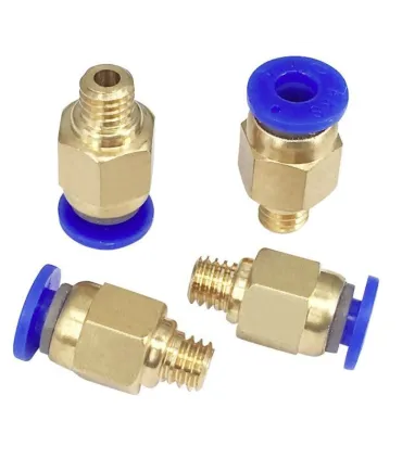 Conector Racor Impresora 3d Tubo Teflon  Pc4-m6 - Merkatronix